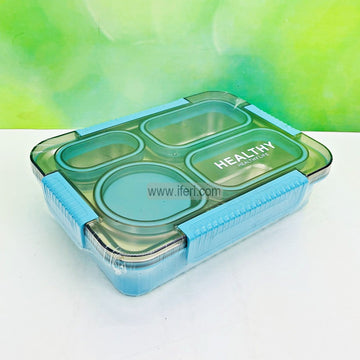4 Part Airtight Stainless Steel Tiffin Box Food Container with Spoon MT605-1