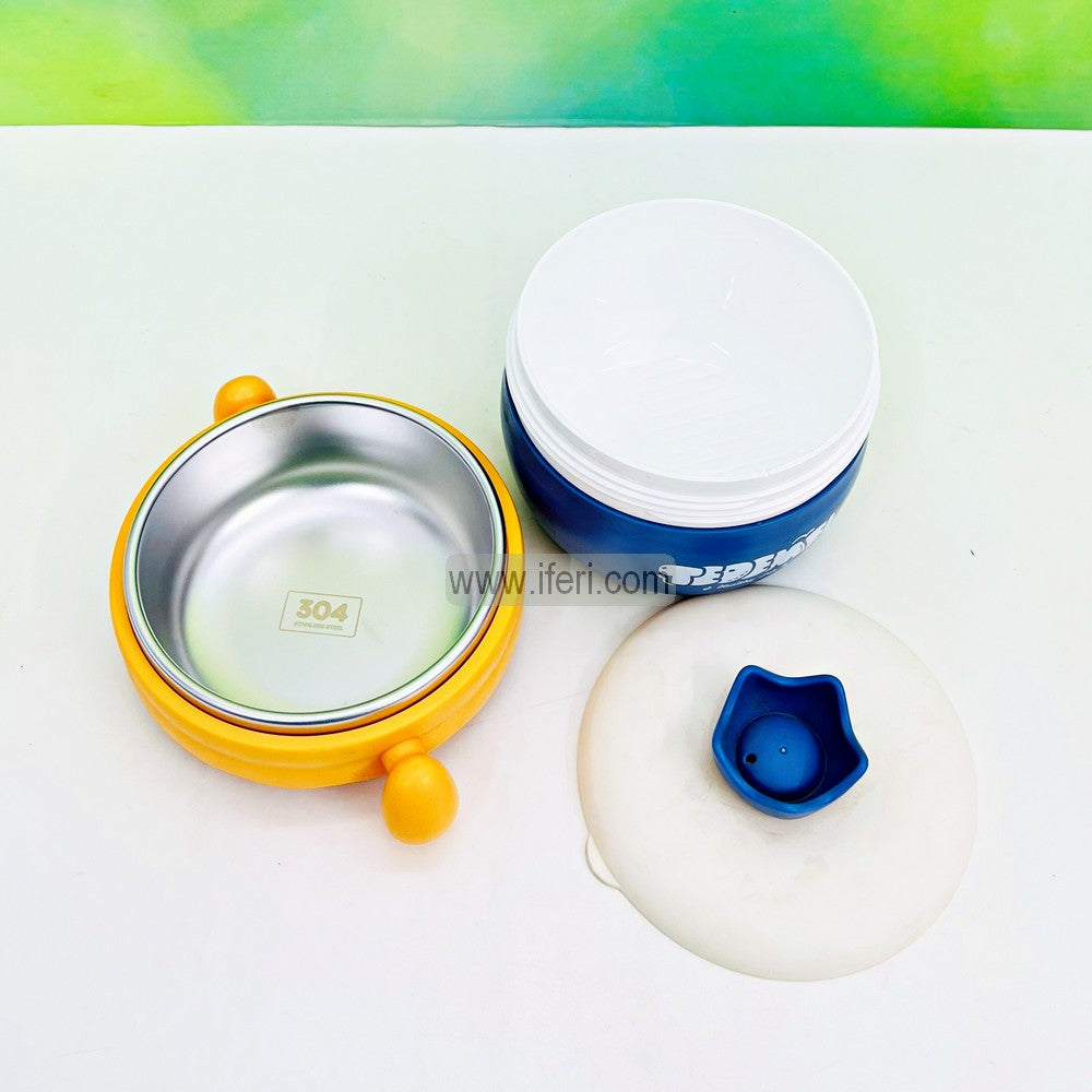 400ml Baby Food Bowl, 2 Part Stainless Steel Tiffin Box Food Container MT606-1