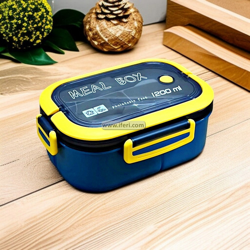 1200ml Airtight Tiffin Box Food Container with Spoons LB6446