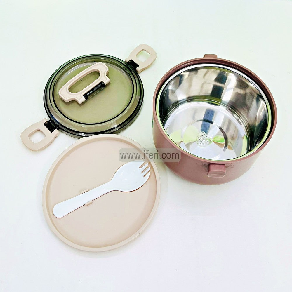 1000ml Stainless Steel Tiffin Box Lunch Box with Spoon MT610-1