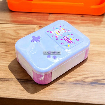 3 Part School Tiffin Box Food Container with Spoon LB6451