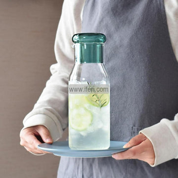 9 Inch Glass Oil Vinegar Jar UNQ0380