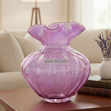 10 Inch Exclusive Heavy Crystal Glass Decorative Flower Vase TB1617