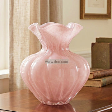 10 Inch Exclusive Heavy Crystal Glass Decorative Flower Vase TB1618