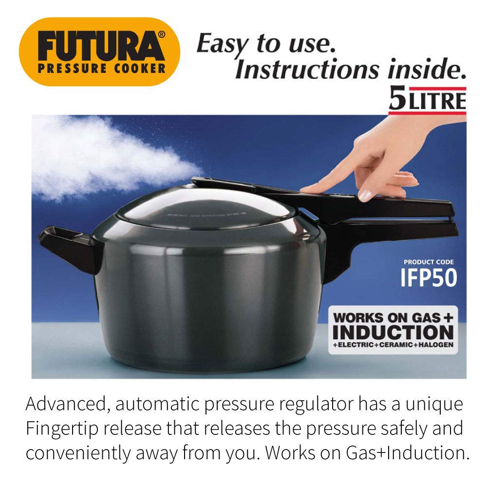 5 Liter Futura Hard Anodized Pressure Cooker WB0020