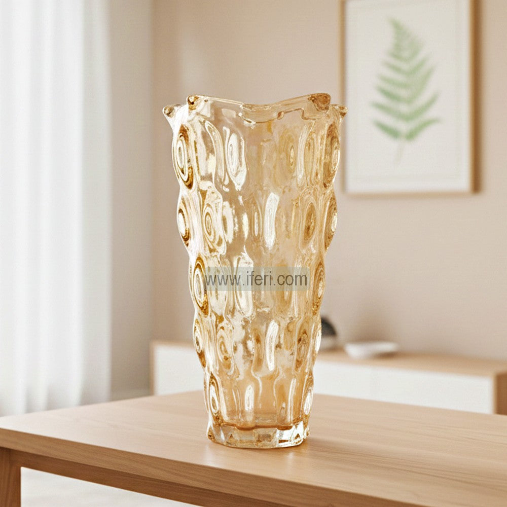9 Inch Exclusive Heavy Crystal Glass Decorative Flower Vase TB1620