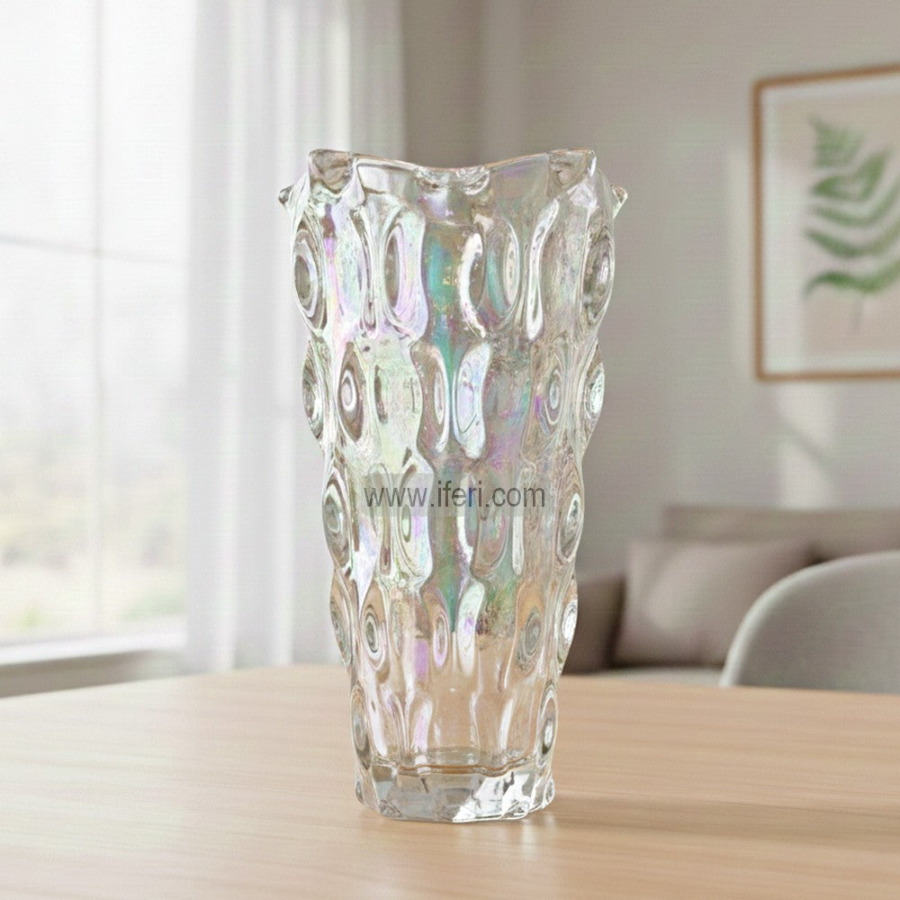 9 Inch Exclusive Heavy Crystal Glass Decorative Flower Vase TB1621