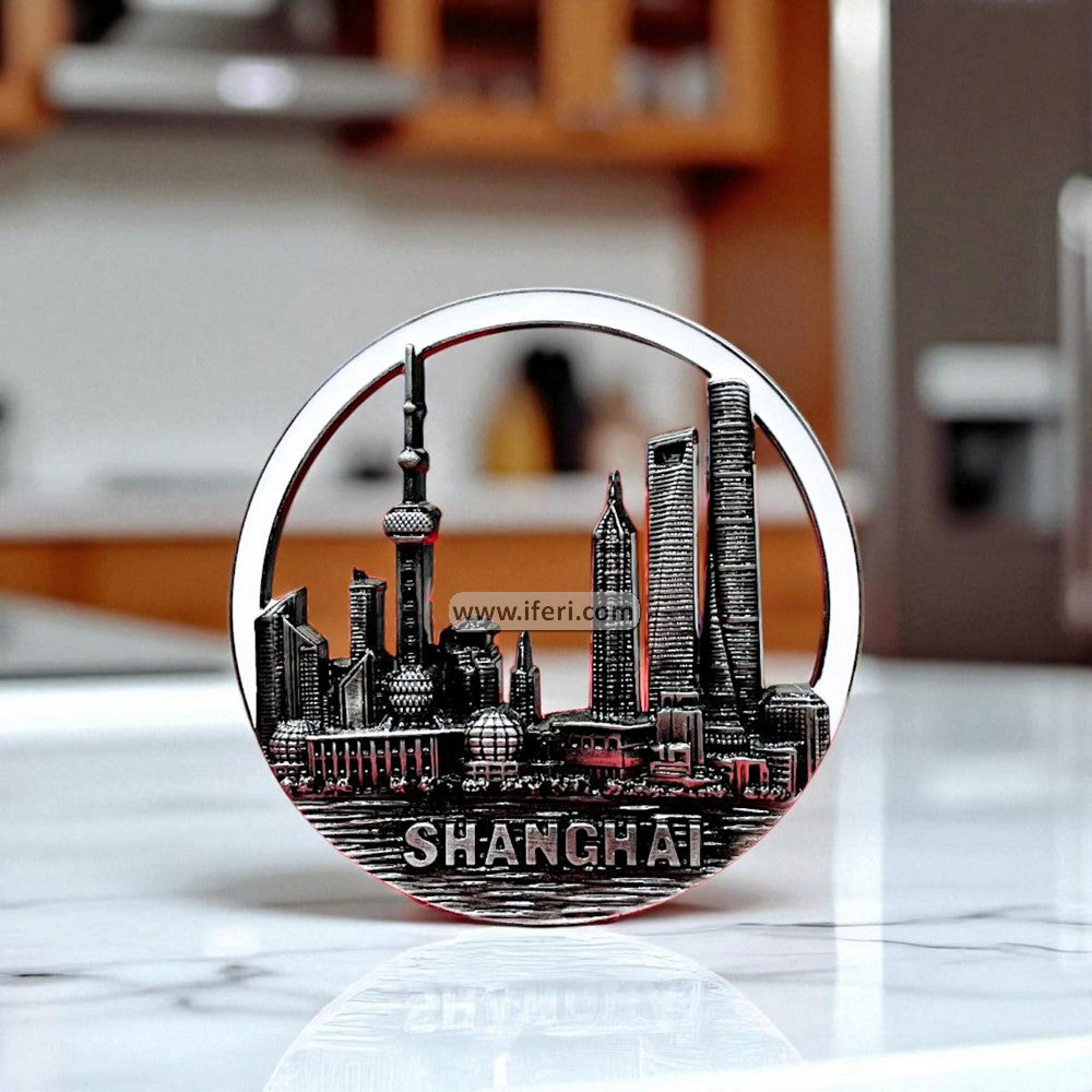 5 Inch Metal Shanghai City Model Sculpture Showpiece MT624