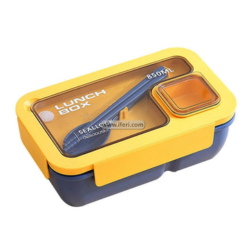 850ml Airtight Tiffin Box Food Container with Spoon & Chopsticks LB6461