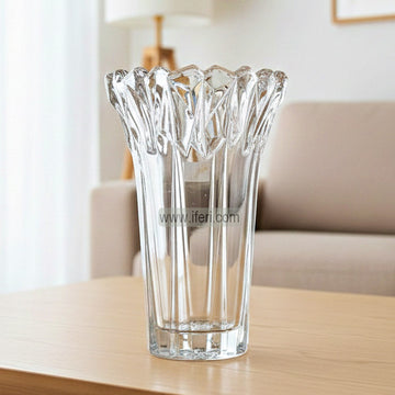 10.5 Inch Exclusive Heavy Crystal Glass Decorative Flower Vase TB1626
