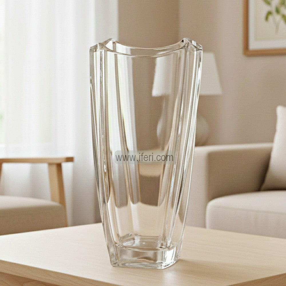 11.5 Inch Exclusive Heavy Crystal Glass Decorative Flower Vase TB1628