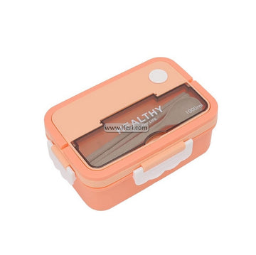 1000ml Airtight Tiffin Box Food Container with Spoon & Chopsticks LB6467