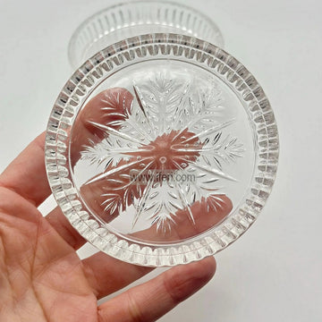 6 Pcs Glass Coaster / Lid TB1634