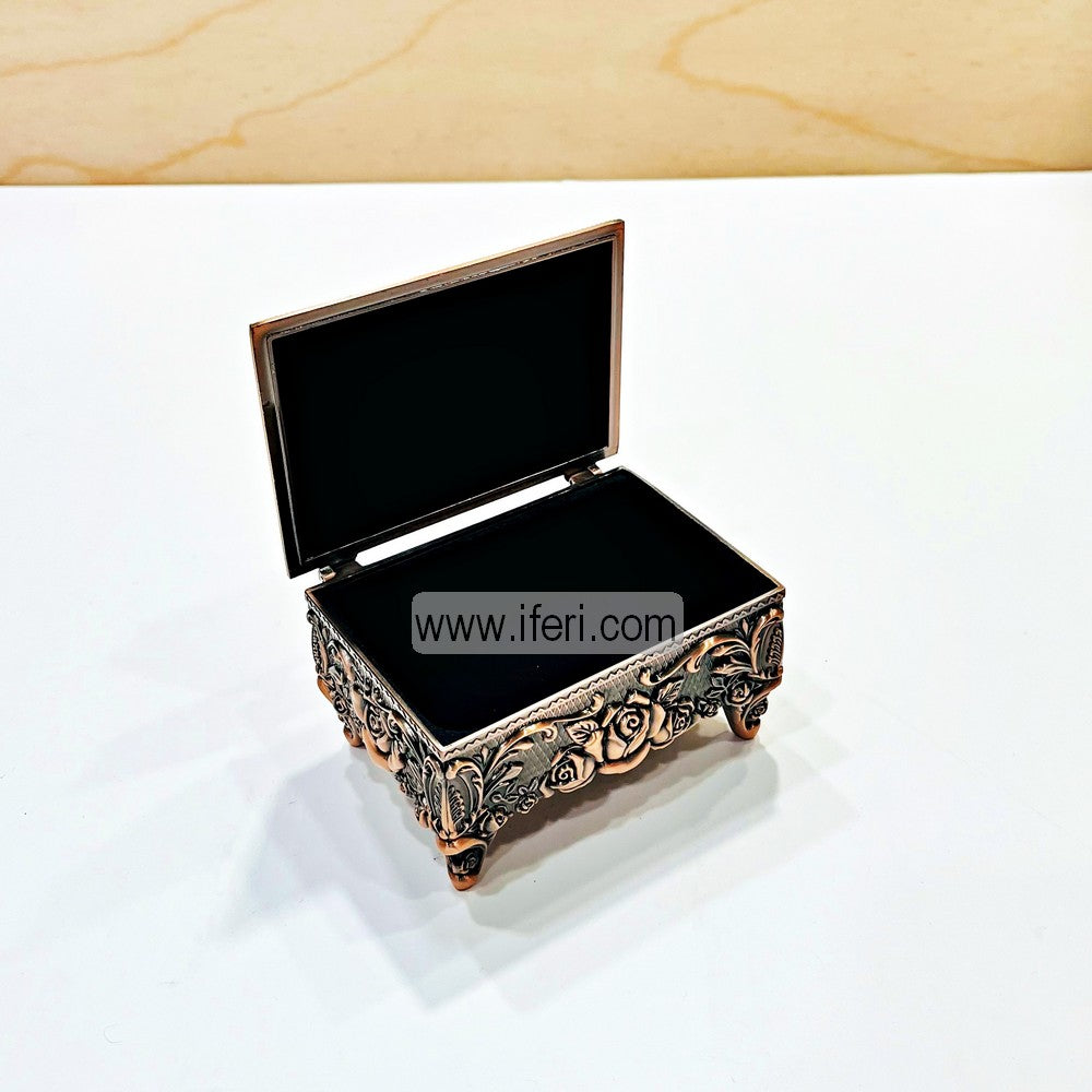 4.5 Inch Metal Decorative Jewelry Storage Box, Ornaments Box RY2346
