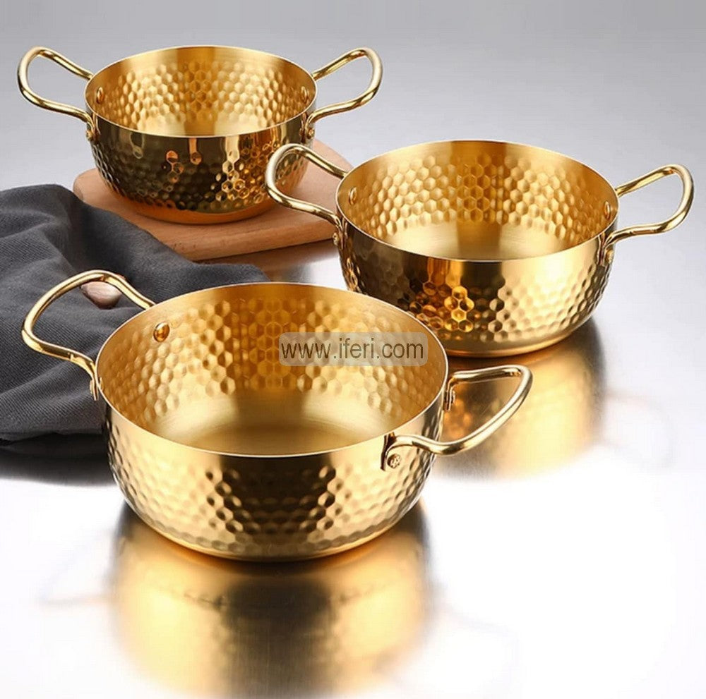 3 Pcs Stainless Steel Cookware Set TG10643