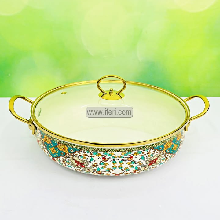 29cm Enamel Soup Pot, Stew Pot, Casserole, Cookware with Lid TG10865