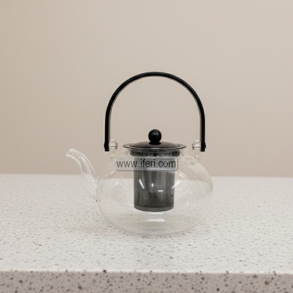 4.5 Inch Borosilicate Glass Tea Pot / Tea Kettle with Infuser MT655