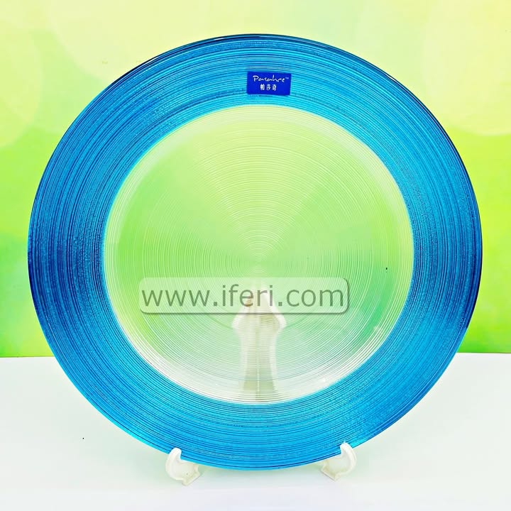 12.8 Inch Exclusive Glass Rice Serving Plate RY3584