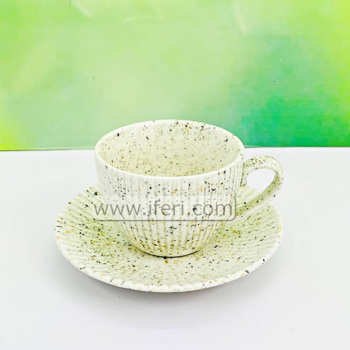 12 Pcs Ceramic Tea Cup & Saucer Set RY3615