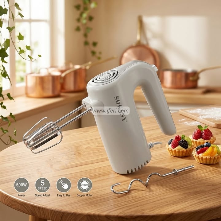 Sokany 500W 5 Adjustable Speeds Hand Mixer LH-956