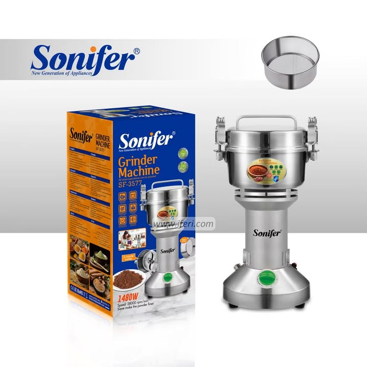 Sonifer 1480W Multifunctional 5 Adjustable High Speed Grinder Machines SF-3577