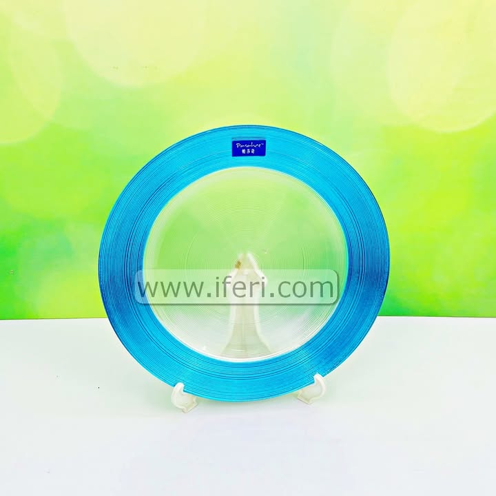 6 Pcs Exclusive Glass Half Plate RY3582