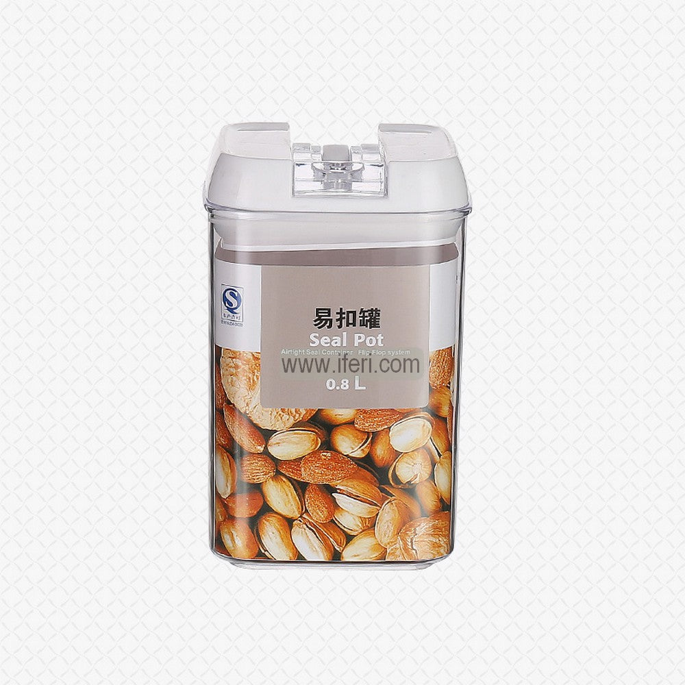 800ml Airtight Storage Container, Cookie Jar, Spice Jar with Vacuum Seal Lid MT658