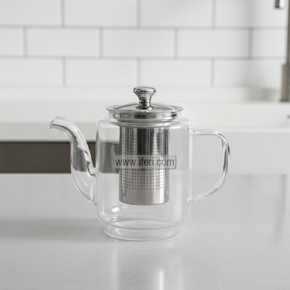 3.5 Inch Borosilicate Glass Tea Pot / Tea Kettle with Infuser MT691