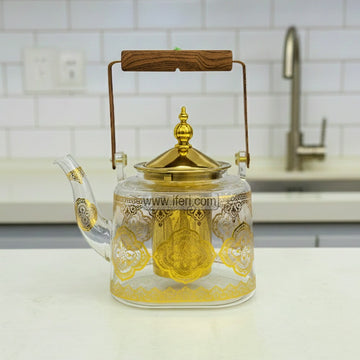 5.5 Inch Borosilicate Glass Tea Pot / Tea Kettle with Infuser MT693
