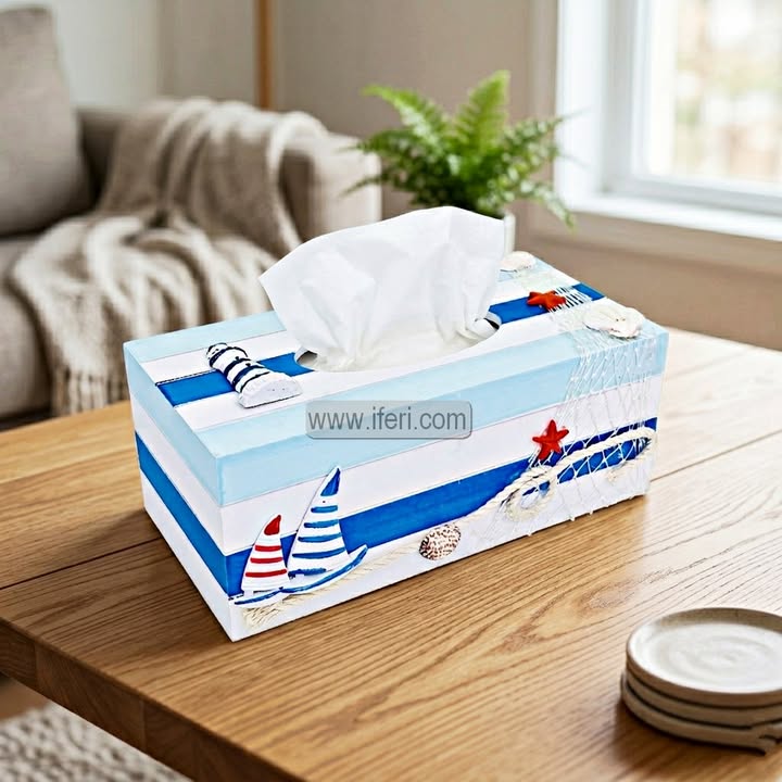9.4 Inch Exclusive Decorative Tissue Box FT1619