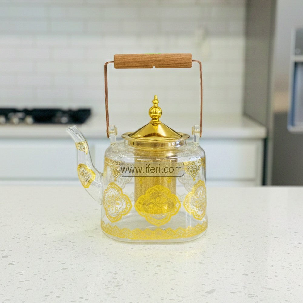 5 Inch Borosilicate Glass Tea Pot / Tea Kettle with Infuser MT692