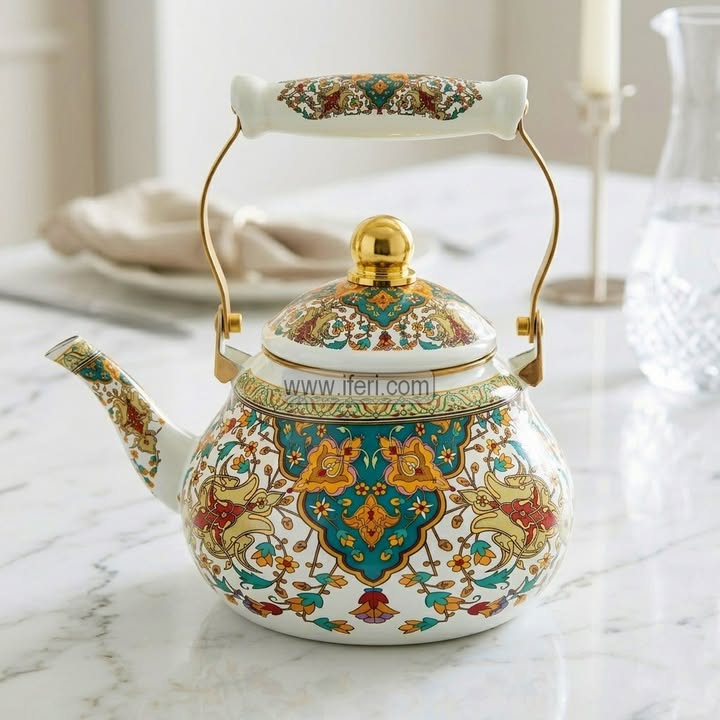 2 Liter Enamel Tea Pot, Tea Kettle RY3618