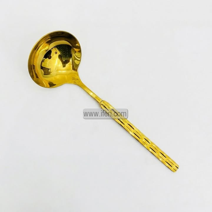 9.5 Inch Stainless Steel Golden Soup Serving Spoon EB21631