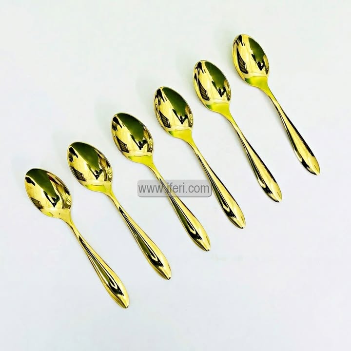 6 Pcs Stainless Steel Dinner Spoon Set EB216543