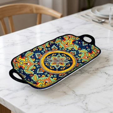12.8 Inch Ceramic Serving Tray, Dish RY3621