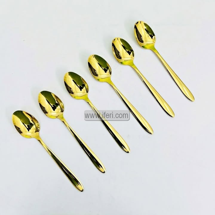 6 Pcs Stainless Steel Dinner Spoon Set EB216541