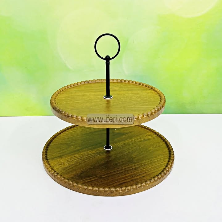 2 Tier Board Cake, Dessert, Appetizer Serving Stand / Platter RY3634