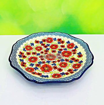 11.5 Ceramic Rice Serving Plate RY3633