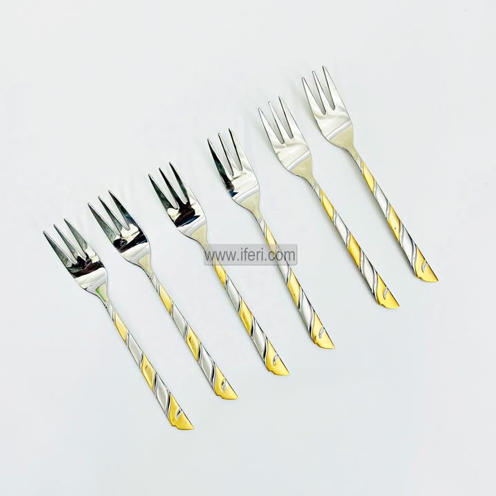 6 Pcs Stainless Steel Fork Set TB1642