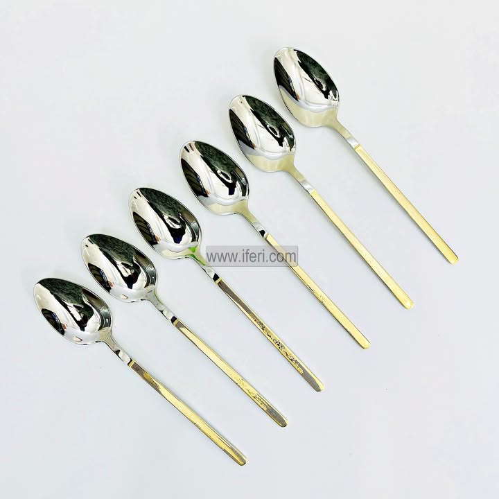 6 Pcs Stainless Steel Dinner Spoon Set TB1646