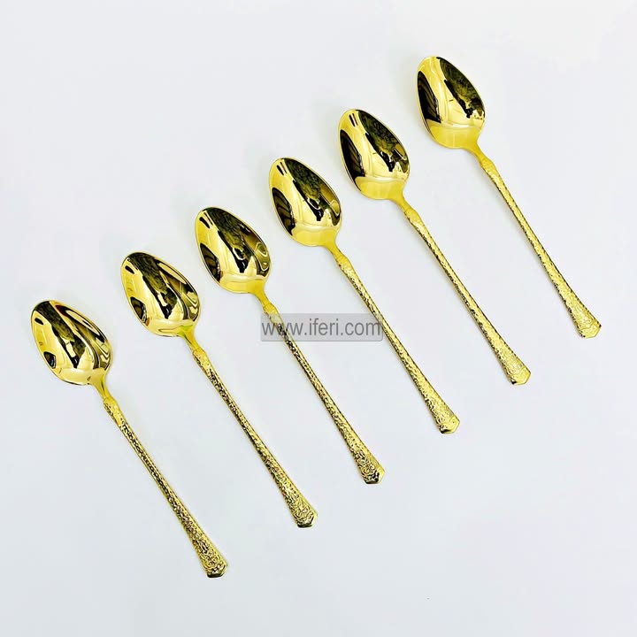 6 Pcs Stainless Steel Dinner Spoon Set TB1651