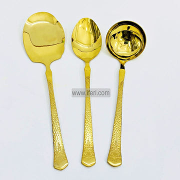 3 Pcs Stainless Steel Serving Spoon Set TB1703