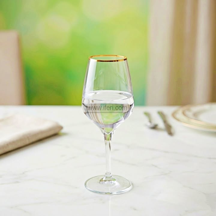6 Pcs Golden Rim Water Juice Glass Set CK3003