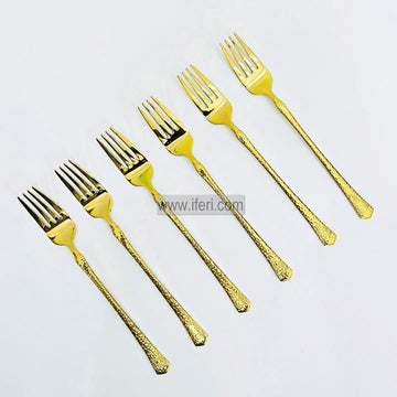 6 Pcs Stainless Steel Dinner Fork Set TB1650