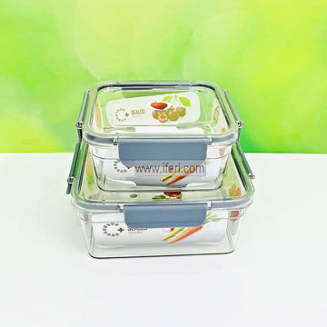 2 Pcs Plastic Food Container Set ARF039