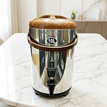 10 Liter Stainless Steel Insulated Water Jug with Tap ALM7004