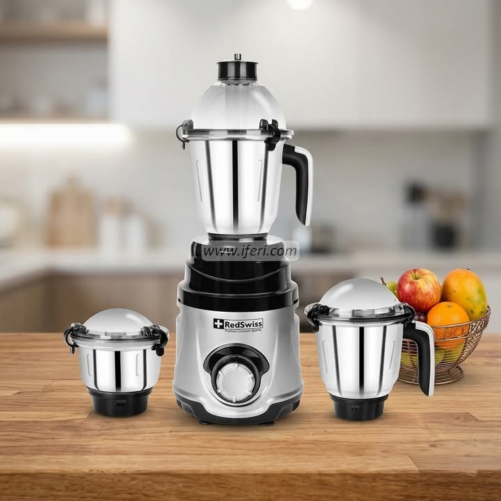 RedSwiss 1250W Silver Surfer Mixed Grinder/Blender