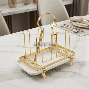 6 Hook Metal Glass Stand ALP3606