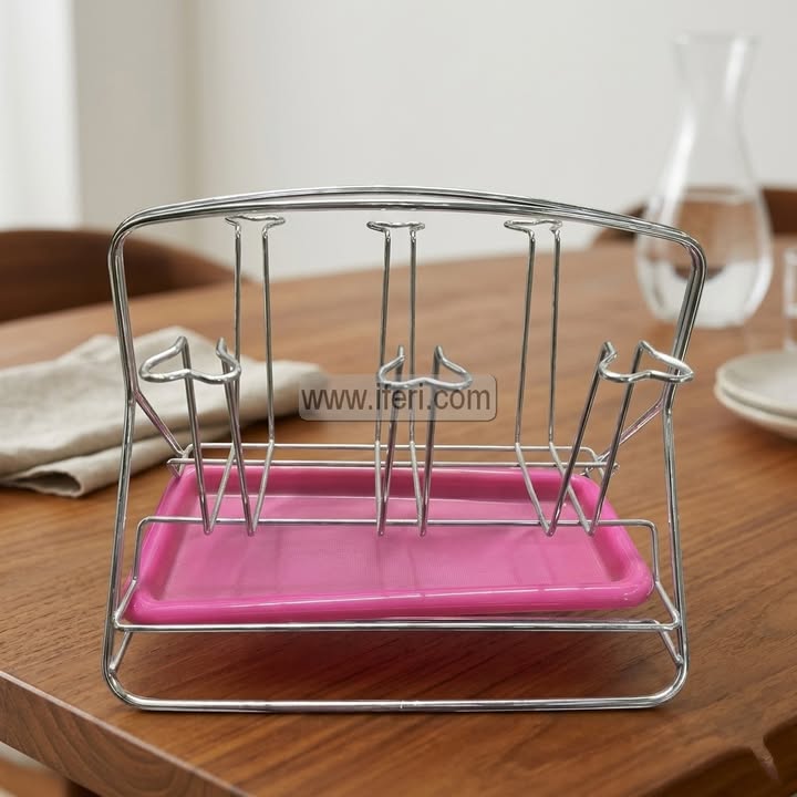 6 Hook Metal Glass Stand TG10877