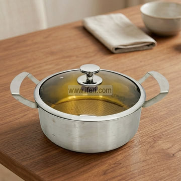 30cmStainless Steel Cookware with Glass Lid SRC059